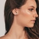 thumbnail image 4 of Pendientes de botón para mujer, pendientes de botón, pendientes de botón para mujer, pendientes de mujer, pendientes de Navidad, pendientes de tendencias de moda, pendientes de mujer, 4 of 4