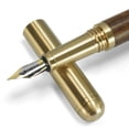thumbnail image 2 of STONEGO Handcrafted Wood Fountain Pens - Elegant Vintage Design with Medium Nib, Includes 4 Ink Cartridges and Refillable Ink Converter, Perfect for Writing, Gifting, and Office Use, 2 of 7