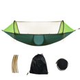 thumbnail image 1 of Hamaca de red al aire libre con cama colgante libre de mosquitos para cazar, acampar, dormir, columpio Wmkox8yii jkg1666, 1 of 2