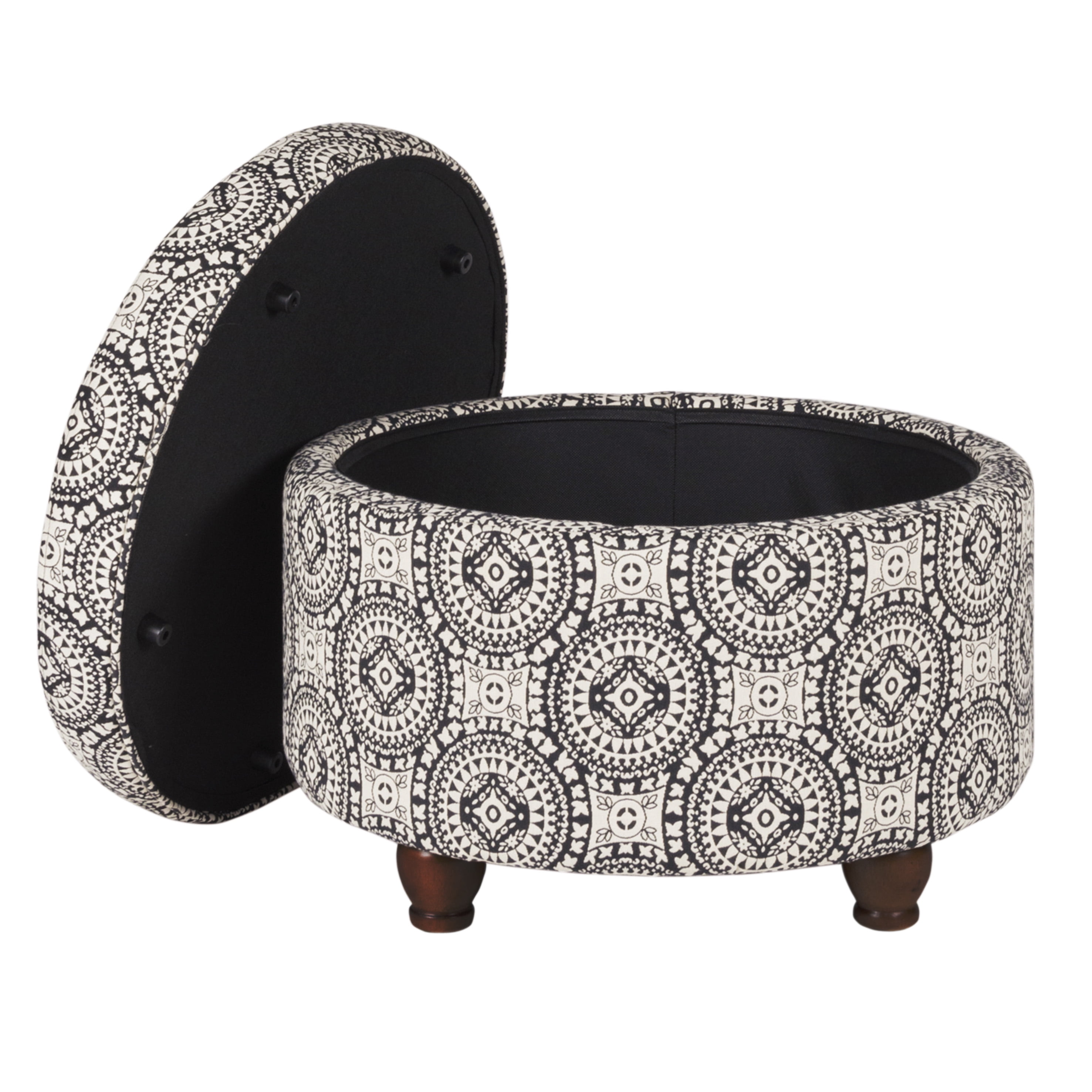 HomePop Storage Ottoman, Multiple Colors