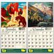 thumbnail image 3 of Naiovety Calendario de pared de dibujos animados divertido planificador mensual de vacaciones Oficina evento arte niños regalo hogar colgante decoración Almacenamiento y organización del hogar Naiovety HA010941-00, 3 of 6