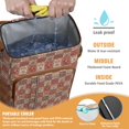 thumbnail image 2 of Travel Cooler Bag - Boho Bohemia Flower Camping Beer Cooler Backpack with Bottle Opener- Waterproof Insulated Picnic Backpacks - Cooler Bag for Beach, 2 of 6