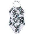 thumbnail image 4 of Bañador de una pieza para mujer, cómodo, liso, con almohadilla en el pecho, sin aros, Bikini OAVQHLG3B Store  lin121212, 4 of 4
