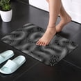 thumbnail image 2 of Diatomaceous Earth Bath Mat,Topographic Soft Wrinkle Free Bathroom Floor Rugs Non-Slip Volume Super Absorbent Fast Drying for Bathroom Kitchen Door mat(Square 50×80cm), 2 of 6