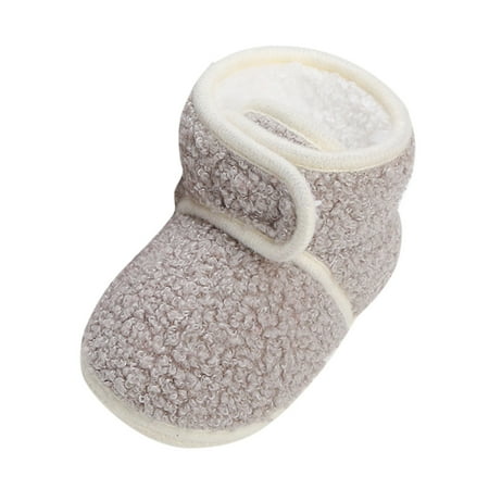 

PMVFHDE Baby Shoes Toddler Shoes Warm Boots Shoes Fashion Printing Non Slip Breathable Boots Western Boots for Boys Grey 12