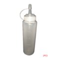 thumbnail image 4 of Advancent Dispensador recargable de botellas de escala transparente, tapa a presión, salsa para ensalada, mostaza, ketchup, 2 uds. Herramientas y accesorios para hornear No.01, 4 of 6