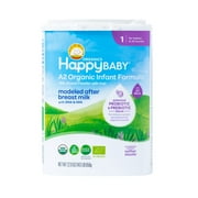 Happy Baby Organics Stage 1 A2 Organic Infant Formula with Probiotic & Prebiotic Blend, 22.9 OZ Container UNIT