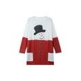 thumbnail image 3 of Musuos Women Christmas Tunic Long Sleeve Letter /Snowman /Deer Print Shirt Top Blouse Pullover, 3 of 10
