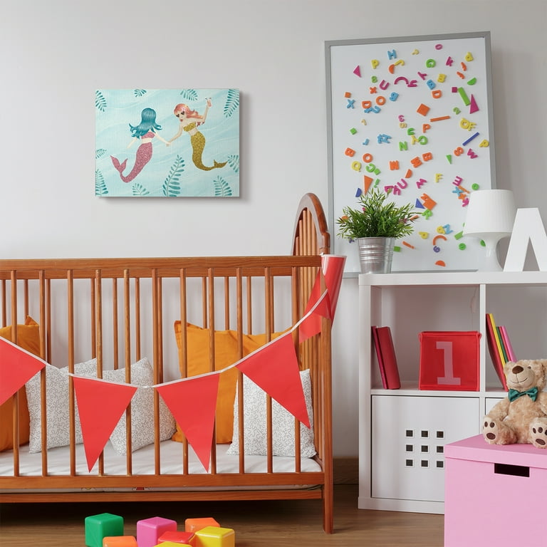 Mermaid Nursery Handmade Mermaid Dream Catcher – Blue Ocean-Themed