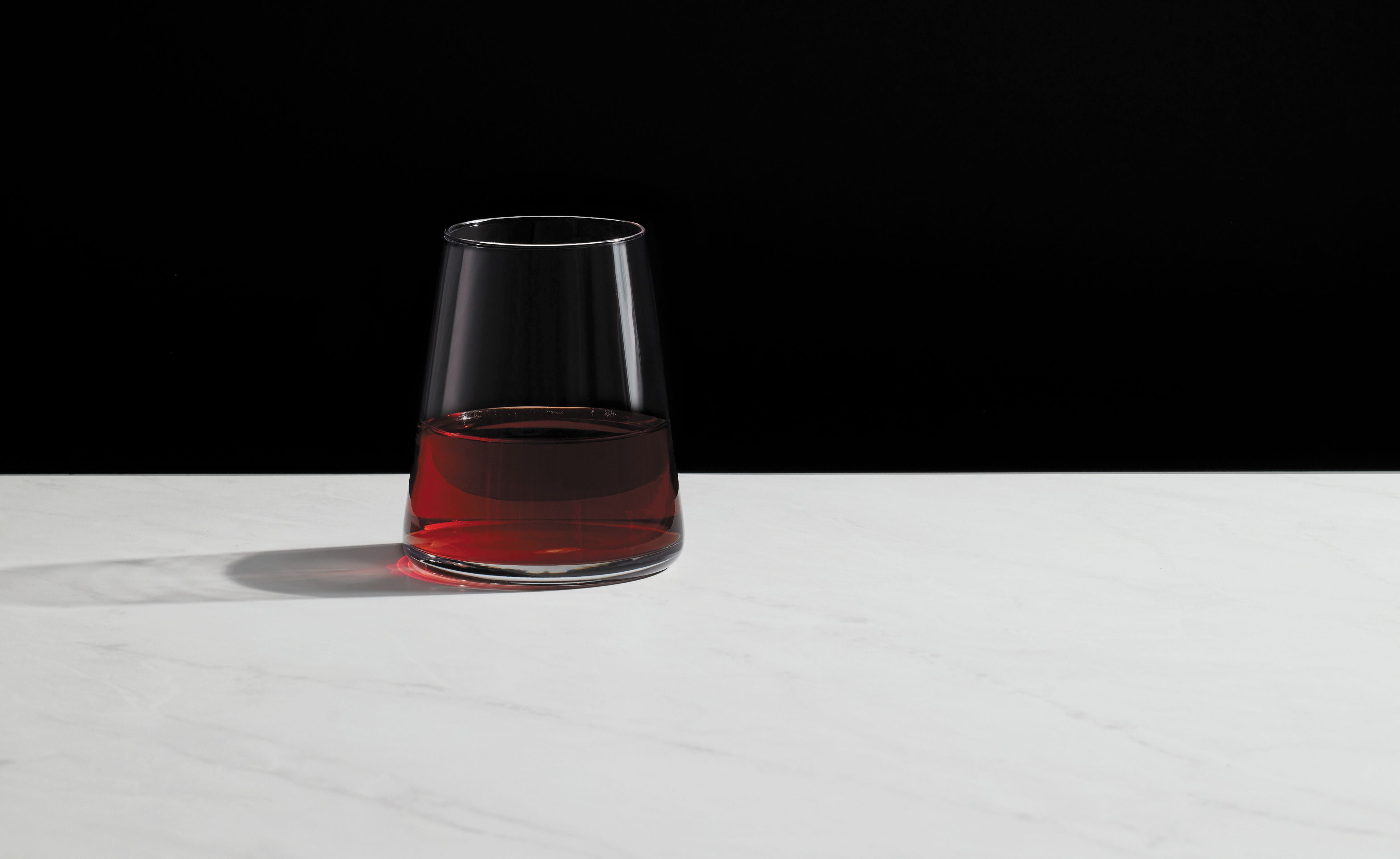 (2 pack) Better Homes & Gardens 17 oz Clear Flared Stemless Wine Glass (Set of 4)