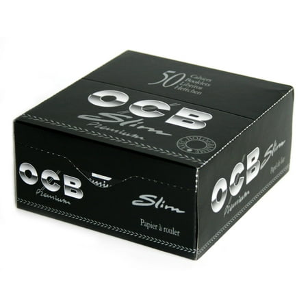 Ocb Rolling Papers - Ocb Premium King Size Slim Rolling Paper Full Box Of 50 Packs