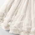 thumbnail image 4 of Women's High Waisted Maxi Tiered Skirt Ruffle Trim Layered Mesh Tulle A-Line Flowy Long Skirt Elegant Fairy Boho Style Skirt Party Evening Special Occasion Apparel, 4 of 6