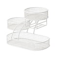 thumbnail image 1 of Cesta de frutas de 3 niveles con soporte de exhibición escalonado para decoración de mesa de comedor y banquete Estilo B, 1 of 7