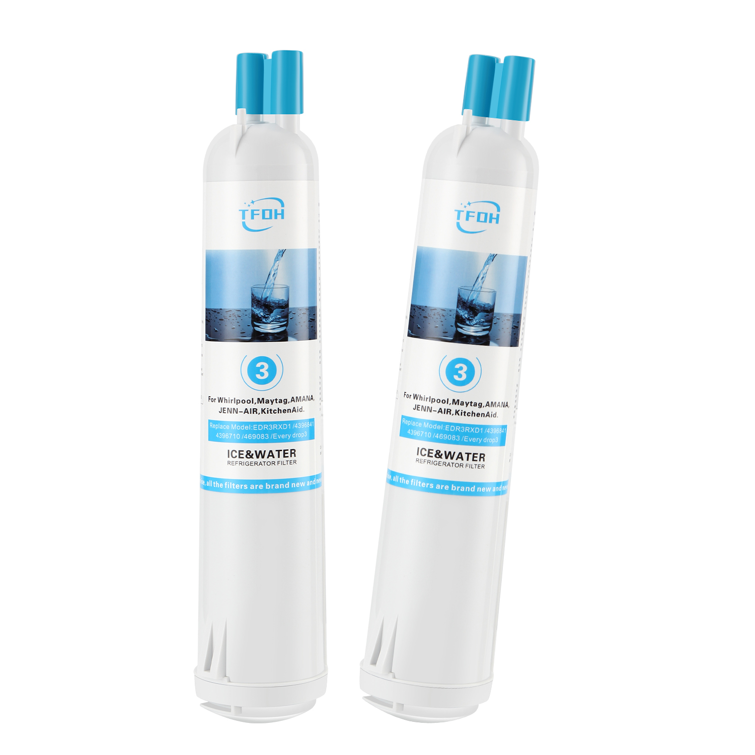 EDR3RXD1 Water Filter 3 for Whirlpool Refrigerator Water Filter 3