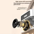 thumbnail image 2 of Altavoz Retro Bluetooth 5.3 con 2 Micrófonos, Altavoz Estilo Fonógrafo del Siglo XVIII, Sonido Estéreo de 360°, Disco de Vinilo A, 2 of 5