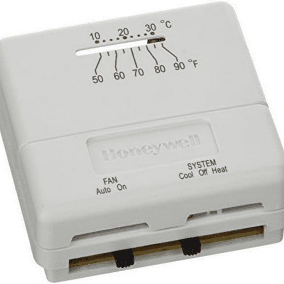 Honeywell New T812C1000 - Premier White 24V Snap Action Single Stage Heat-Co Thermostat