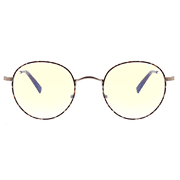 Flower Eyewear Handmade BlueLight Blocking Computer Glasses, Gold