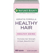 Nature's Bounty Optimal Solutions Healthy Hair Keratin Formula, 60 Capsules