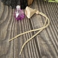 thumbnail image 2 of simhoa Mini Glass Hanging Empty Car Perfume Bottle Refillable Essential Oil Fragrance, 2 of 8