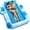 Blue-XXL, variant on Inflatable Pool Lounger Float for Adults - X-Large Beach Sun Tan Tub Pool Lounge Raft Sunbathing Pool Floaties with 2 Food/Drink Holder, Blow Up Tanning Pool Bed Floating Mat