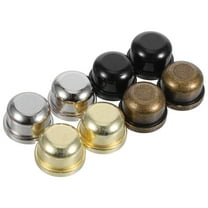 WORGEOUS 8-Piece Metal Lamp Finials Set for Lampshade Bracket Harp Top, Decorative Screw Caps Lighting Accessories