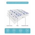 thumbnail image 4 of Quilts Queen Size Bedding Set, Purple Blue Polka Dots Reversible Summer Quilt 3 Pieces, Watercolor Abstract Art Lightweight Bedspreads Coverlets with 2 Pillow Shams for All Seasons, 4 of 5