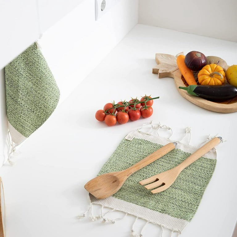 Smyrna Turkish Hand / Kitchen Towel 4 pack 23x17in – La'Hammam