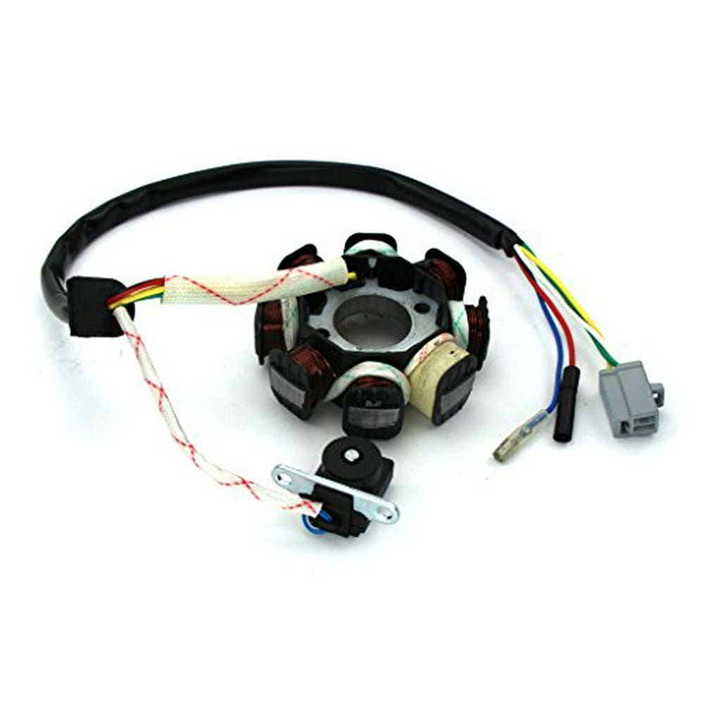 8 Coil Stator GY6 50cc Scooter Moped Alternator 8 pole 50 cc
