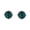 Emerald, variant on Sterling Silver Sapphire Stud Earrings