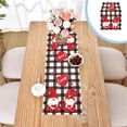 thumbnail image 1 of TUWABEII Regalos de San Valentín Bandera de mesa colorida del amor Decoración de mesa del restaurante del día de San Valentín Decoración del ambiente del aniversario de boda, 1 of 6