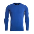 thumbnail image 5 of FRSASU Men's Compression Shirts Long Sleeve Cool Dry Workout Athletic Base Layer Running Basketball Cycling Undershirt Blue, 5 of 6