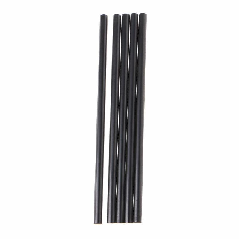 OUNONA 10pcs Graphite Stir Rod Stick Crucible Stir Rod Long Carbon Stirring Rod Graphite Crucible Stir Stick For Melting Casting Refining