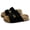 Black, variant on Women's Adjustable Two-Strap Slides, Comfortable Non-Slip Summer Sandals