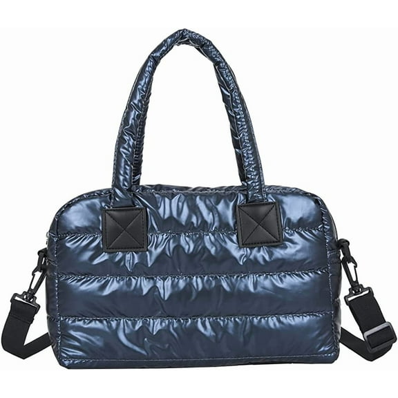 CoCopeaunt Puffy Crossbody Bag Quilted Crossbody Handbags for Women Lightweight Puffer Shoulder Bag Down Cotton Padded Hobo Bag