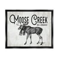 thumbnail image 2 of Stupell Industries Moose Creek Bed & Breakfast Rustic Wearing Scarf Graphic Art Luster Gray Floating Framed Canvas Print Wall Art, Design by Lettered and Lined, 2 of 5
