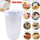 thumbnail image 2 of Plástico con DIY cacao suministro de harina de hornear cocina doméstica tamiz de polvo de cocina，Comedor y Bar, 2 of 8