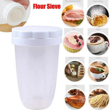 

QWANG Household Plastic Flour Cocoa Powder Sieve With DIY Baking Supply Kitchen
