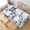 Blue Floral, variant on Navy Blue Floral Tablecloth 60 x 84 Inch Rectangle, Dark Blue and White Flower Tablecloths Tablecloths Polyester Spring Table Cloth for Holiday Parties Kitchen Dining Indoor Outdoor