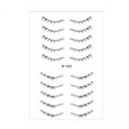 thumbnail image 1 of Paquete de 2-6 pegatinas para pestañas inferiores, plantilla de pestañas, herramienta de maquillaje para espectáculo en escenario 2 piezas, 1 of 8