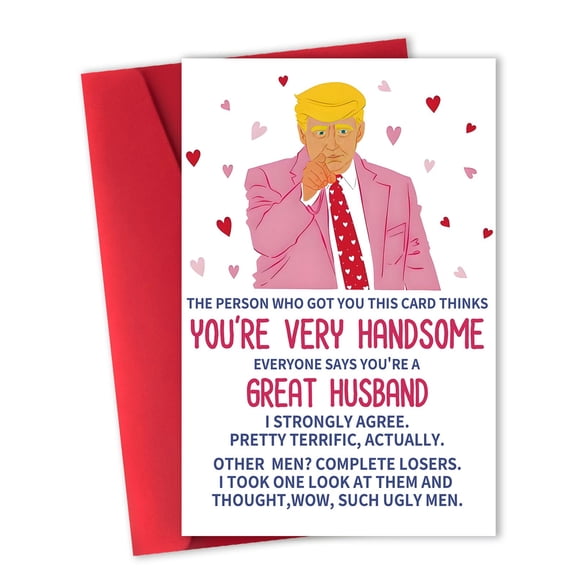 Tarjeta de felicitación ACHICGIRL divertida para el Día del Padre para marido o mujer