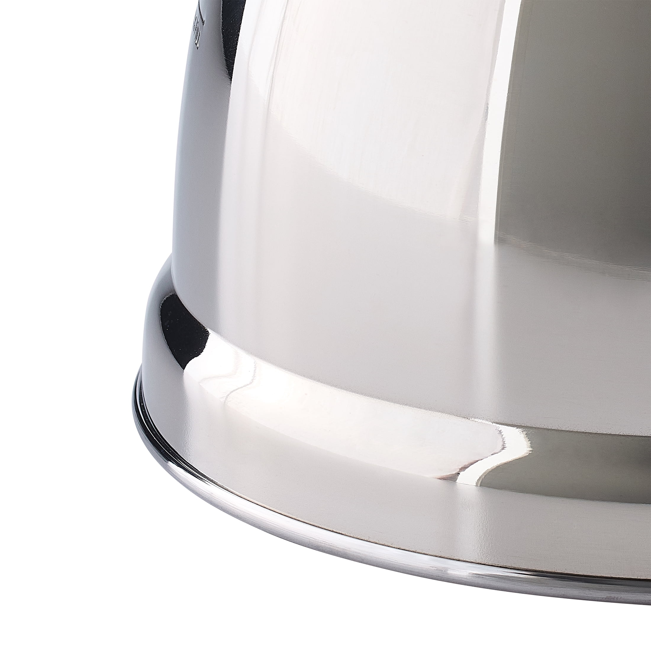 Better Homes & Gardens 1.8-Quart Stainless Steel Whistling Tea Kettle, Gold Accents