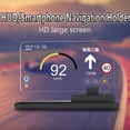 thumbnail image 4 of Miangastore Head Up Display Car HUD Phone GPS Navigation Reflector Universal Smart Mobile Cell Phone Holder Mount (Black), 4 of 8