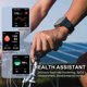 thumbnail image 3 of 2024 Nuevo reloj inteligente C20 Pro Asistente de voz BT Llamada inalámbrica Negocios Deportes al aire libre IP68 Reloj de pulsera impermeable para Android iOS Negro cuero negro, 3 of 5