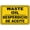 Warning Sign 3, variant on Biohazard Infectious Biological Material Sign, 8"x12" Rustproof Aluminum Metal Sign, Multicolor Biohazard Safety Signage