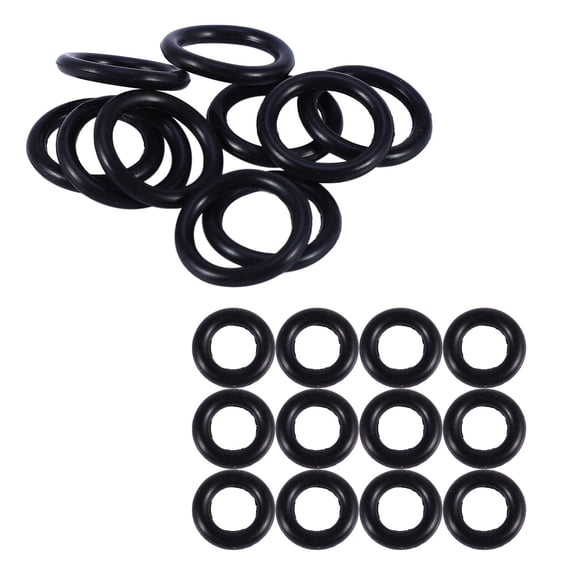 12pc 9MM x 2.0mm Rubber Seals Oil Seal O Rings & 10 Pcs Black Rubber Oil Seal O Shaped Rings Seal Washers 16 x 12 x 2 mm