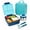 Blue, variant on PoppiKids, Bento Lunch Box Set with Thermos Food Jar, 4 Section Lunch Container, Insulated Multi Section Lunch Bag, Cutlery, Leak Proof, BPA Free, Blue