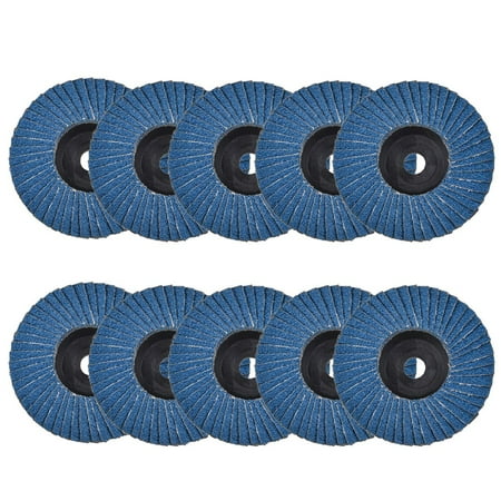 

Goodhd 10Pcs 3 Grinding Wheel Flap Discs Angle Grinder Sanding Disc Wood Abrasive Tool