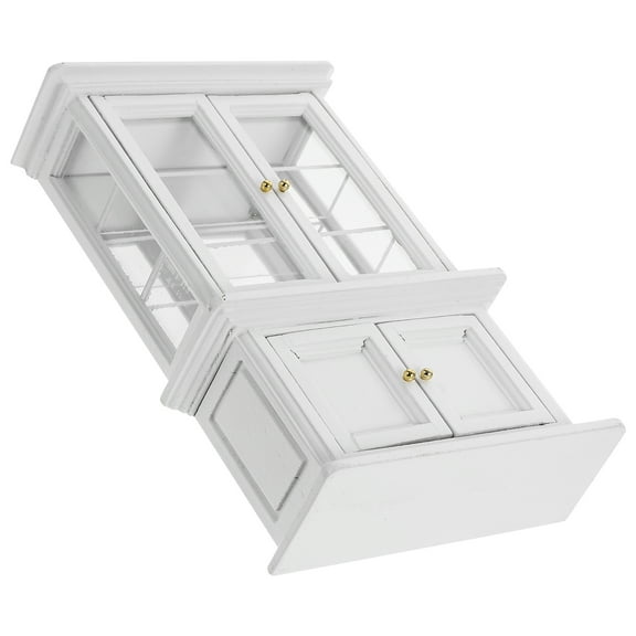 GOOHOCHY Mini Furniture Models Rectangular White 1Pack