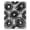 Black, Pattern 9, variant on ODIKA 4'x6' Machine Washable Non-Slip Area Rug, Abstract Black High Traffic Rug, Gray, 1009542