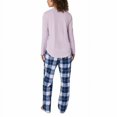 thumbnail image 4 of Eddie Bauer Ladies' 3-Piece Waffle Fleece Pajama Set 1608997 (Purple, XXL), 4 of 7